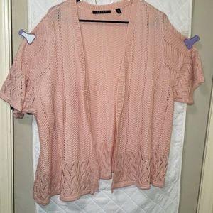 Cyrus pink women's cardigan 3x